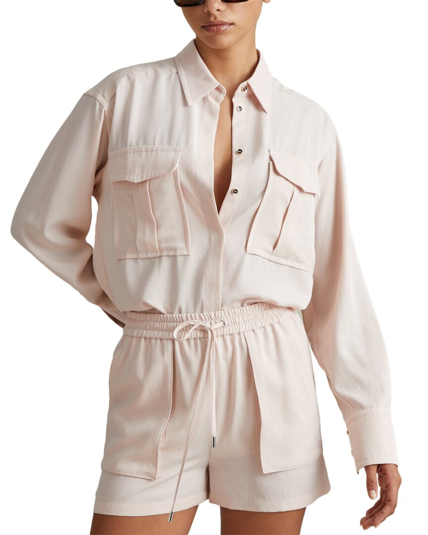 

Рубашка с длинными рукавами Reiss Isador, бежевый