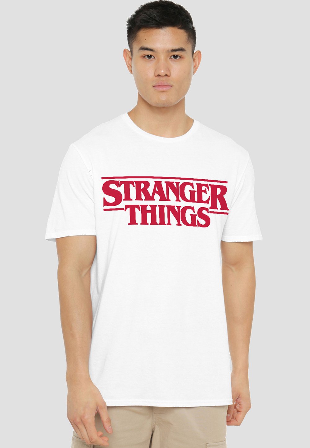 

Футболка с принтом STRANGER THINGS MAIN LOGO NETFLIX, белый