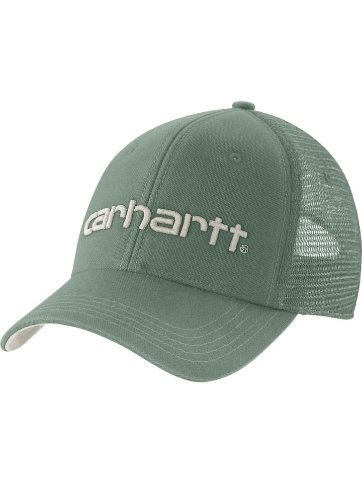 

CARHARTT Кепка «Canvas Mesh-Back Logo Graphic Cap» зеленого цвета