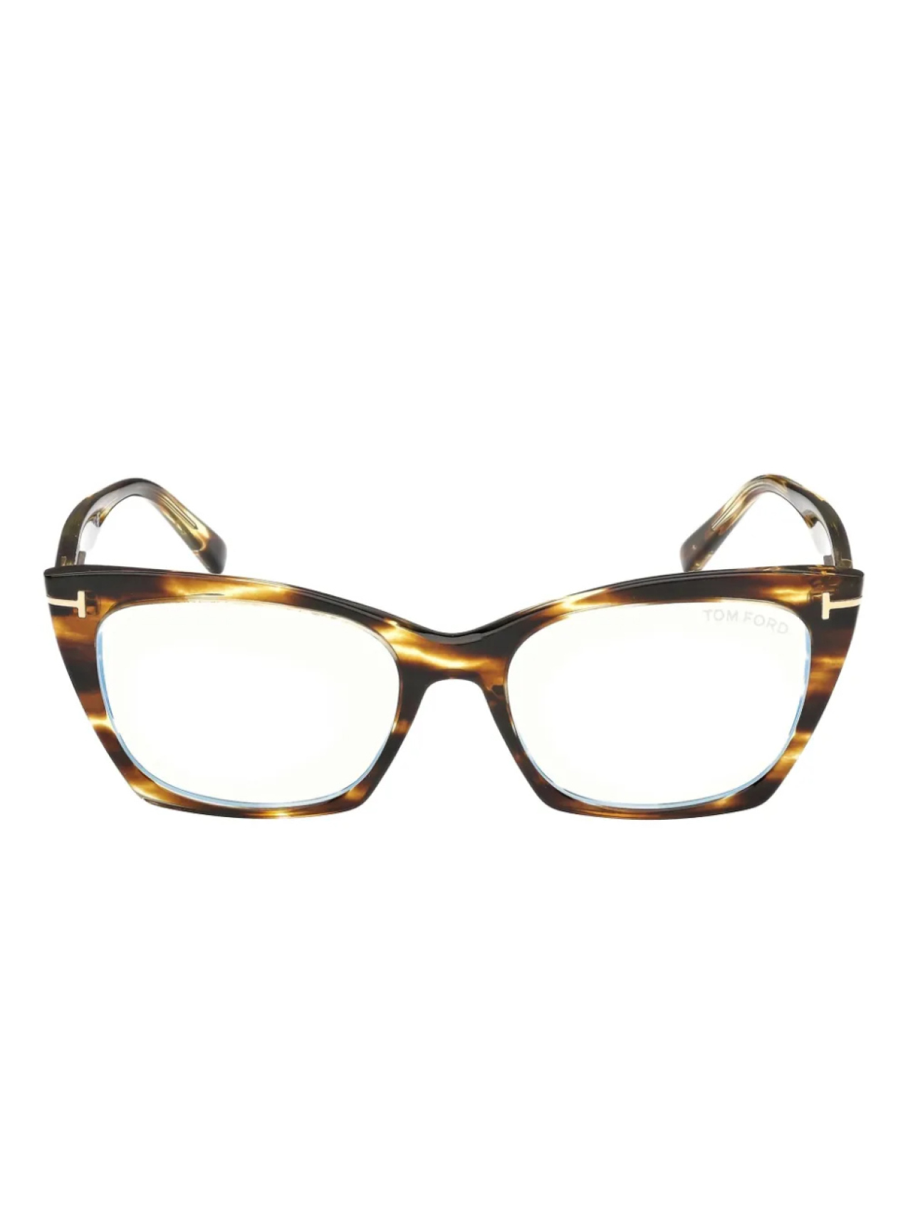 

Очки TOM FORD Eyewear в оправе «кошачий глаз» в черепаховой оправе, коричневый