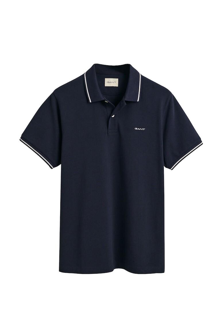 

Футболка из пике с воротником Gant, синий