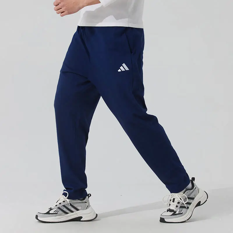 Спортивные брюки adidas Essentials Small Logo Single Jersey Pants 'Blue', синий — фото 4