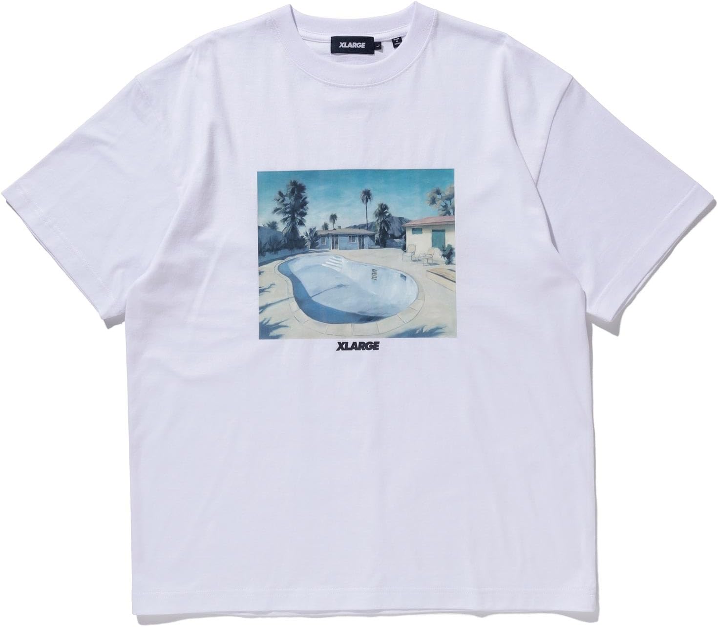 

Мужская футболка с коротким рукавом POOL размера XL Xlarge, белый
