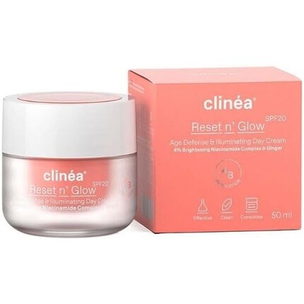

Clinéa Reset n' Glow Age Защитный и осветляющий дневной крем SPF20 50 мл Fotopharmacy