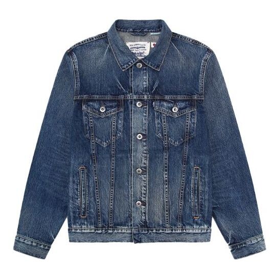 

Куртка Men's Levis Distress Denim Jacket Denim Blue, синий