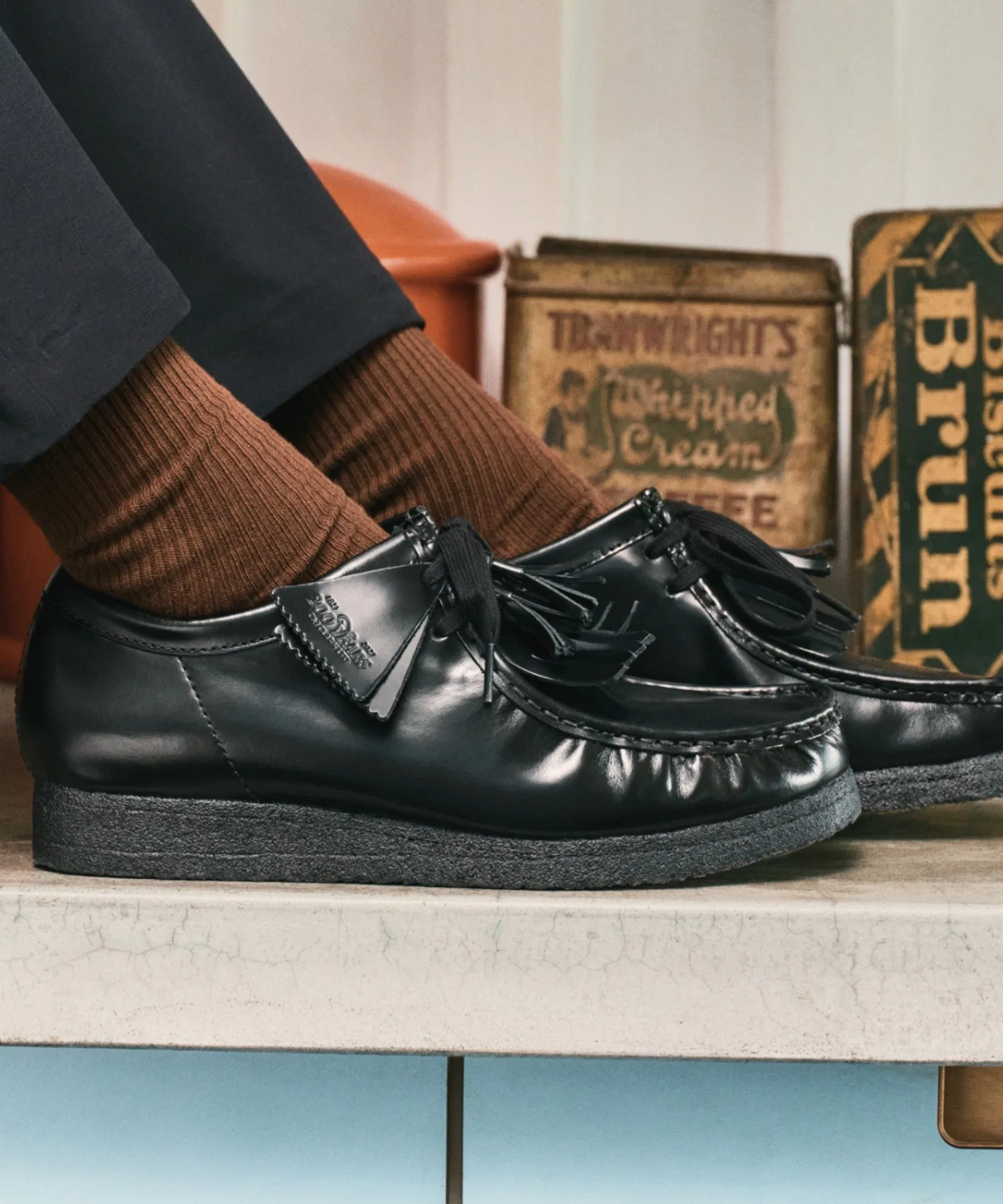 Мужские мокасины Clarks Wallabee — фото 2