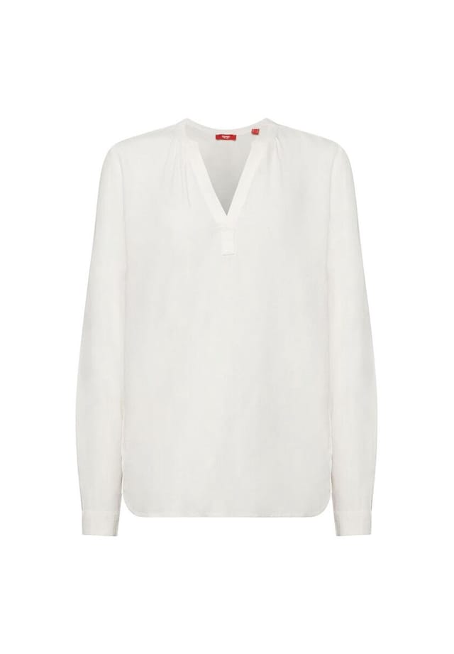 

Блузка с длинными рукавами Esprit, белый