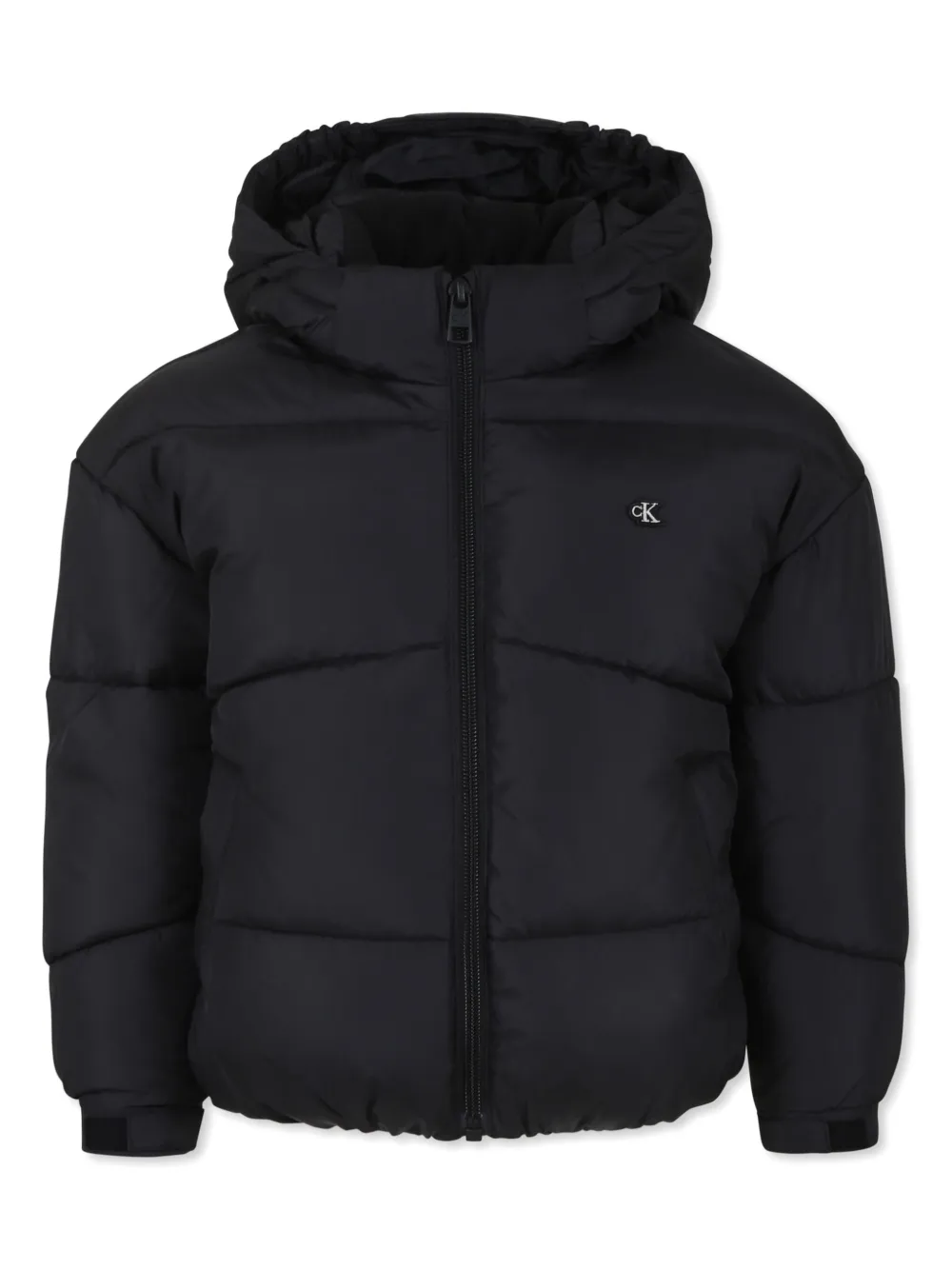 

Пуховик с логотипом Calvin Klein Kids, черный