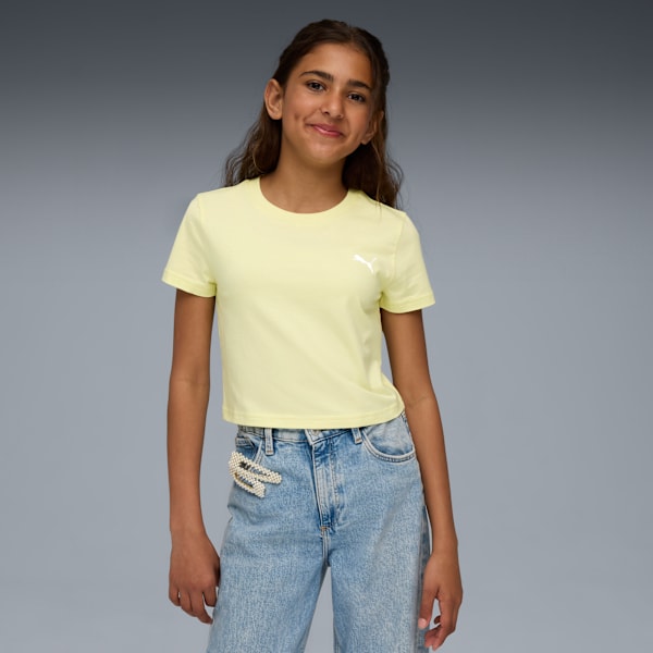 

Детская футболка для больших детей Puma Wardrobe Essentials, желтый