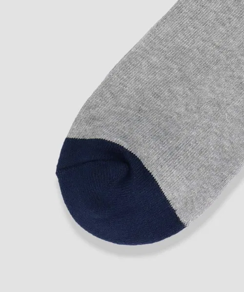 [Комплект из 3 шт.] Мужские и женские ребристые носки TOMMY HILFIGER из органического хлопка с махровой подошвой и одноточечной разметкой 92554051 — фото 4