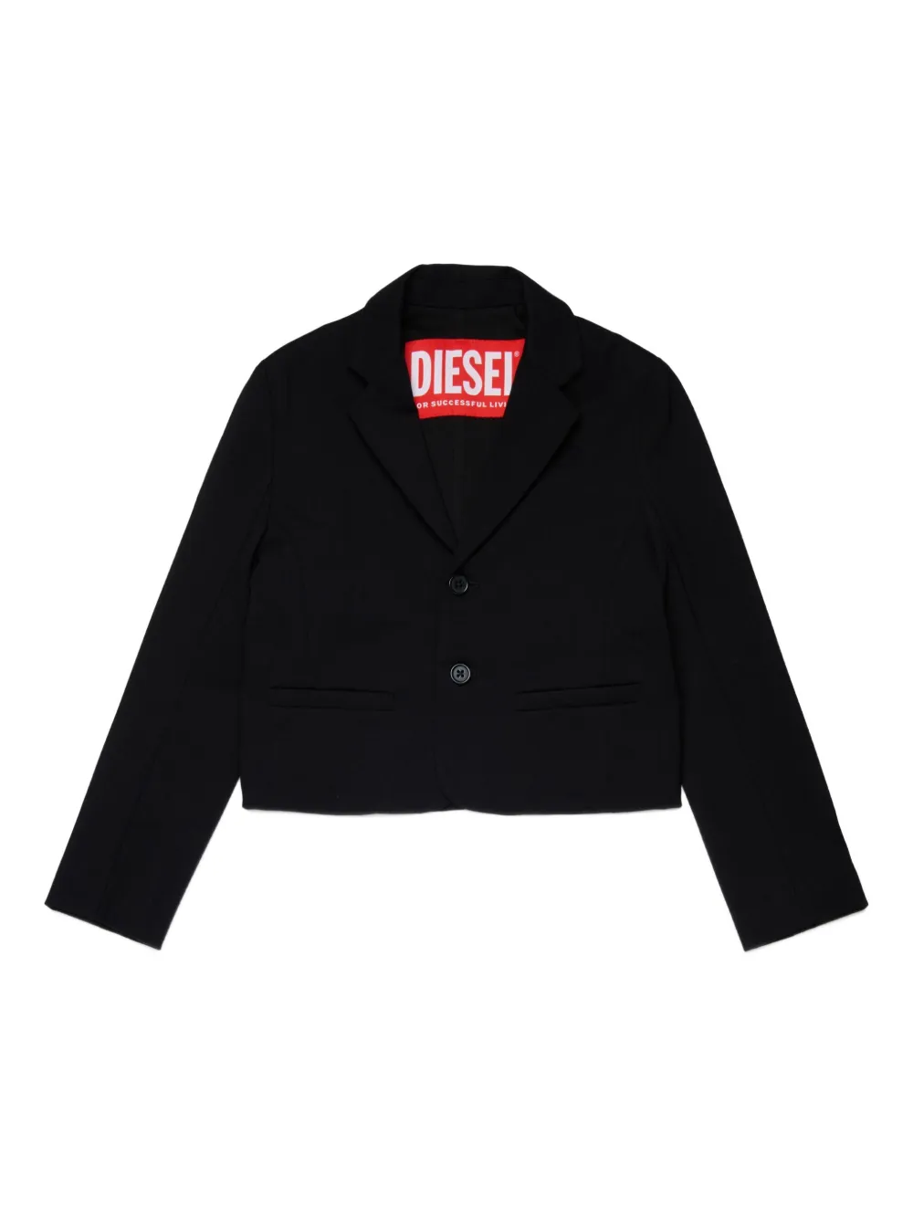 

Блейзер на пуговицах Diesel Kids, черный