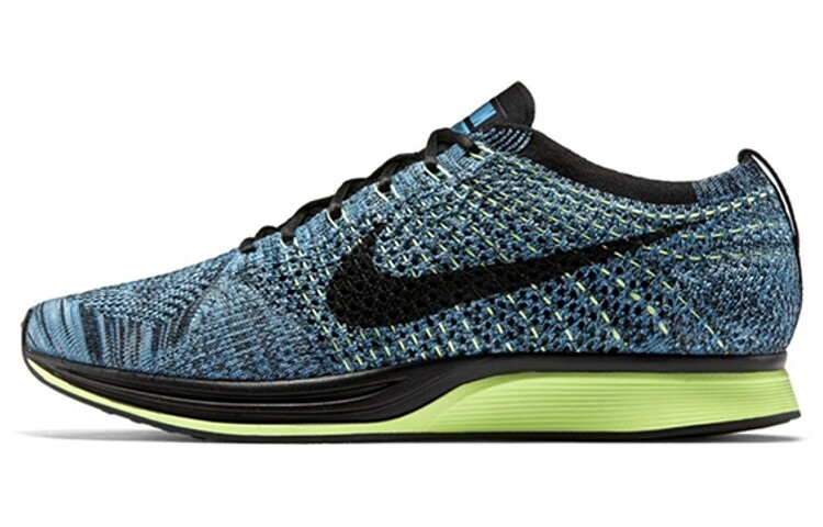 

Nike Flyknit Racer Синий Геккон