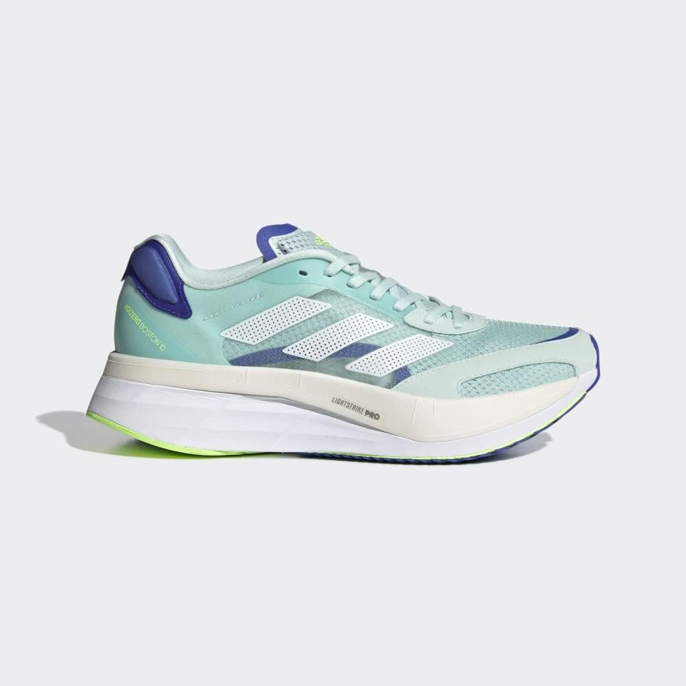 Мужские беговые кроссовки adidas Adizero Boston 10, белый — фото 3