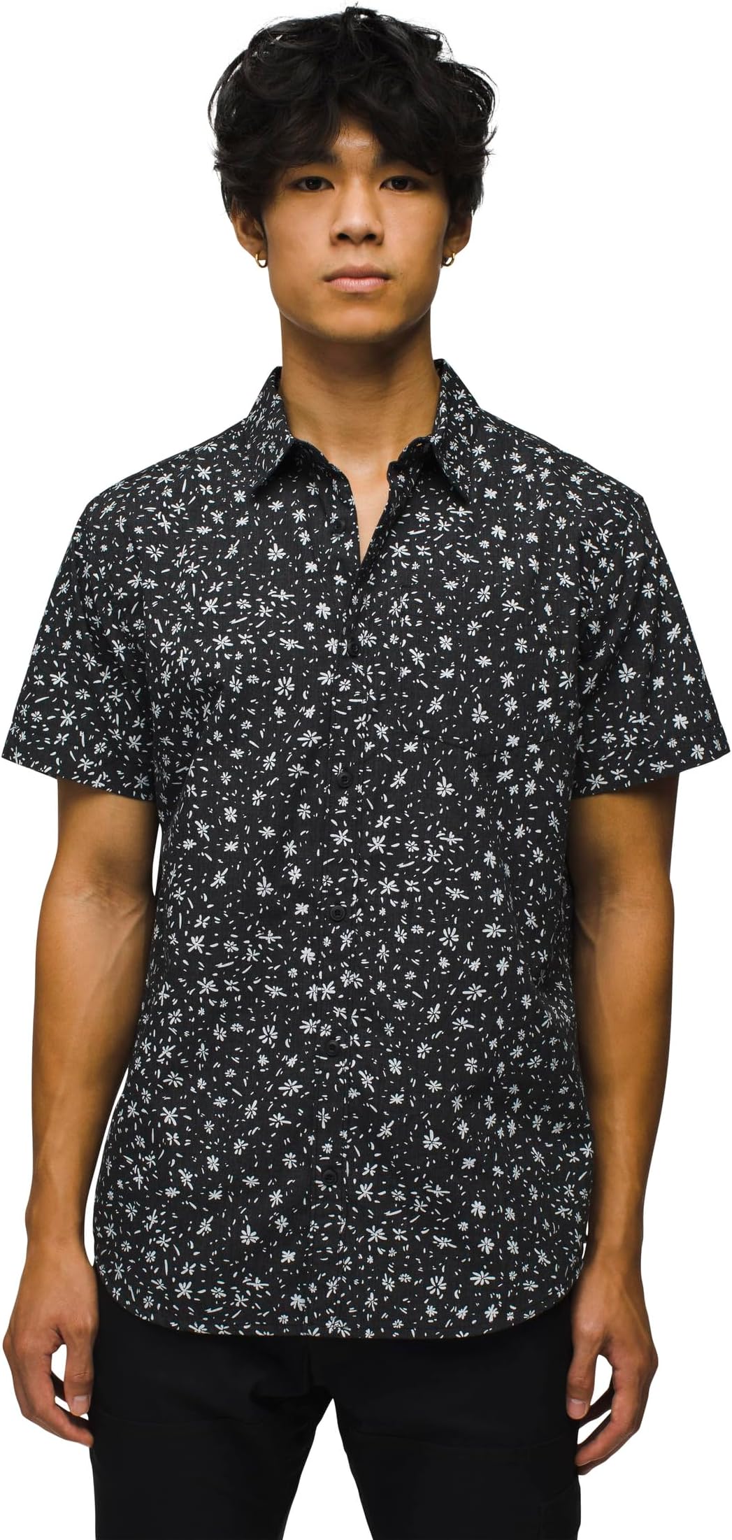 

Рубашка Prana Stimmersee Shirt Slim Fit, цвет Black Above