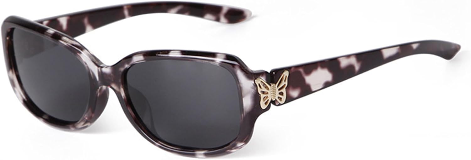 

bullabulling Модные поляризованные солнцезащитные очки овальной формы "бабочка" с обтекаемым дизайном "кошачий глаз", обеспечивающие защиту от УФ-излучения UV400, Demi