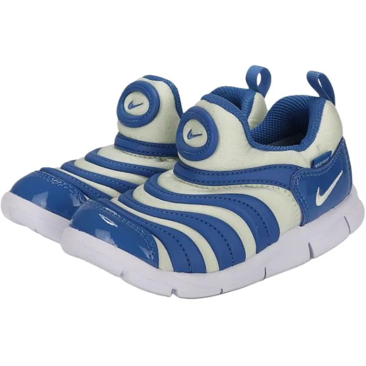 Nike Dynamo Free Low top детские кроссовки бело-голубые — фото 4
