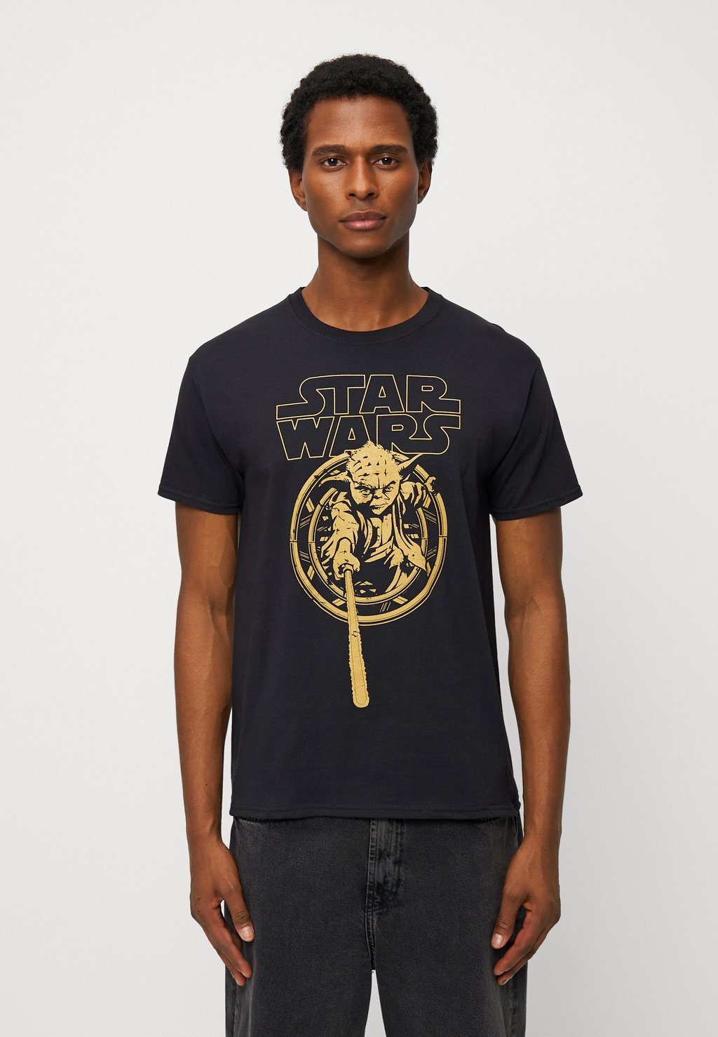 

Футболка с принтом YODA JAB Star Wars, черный