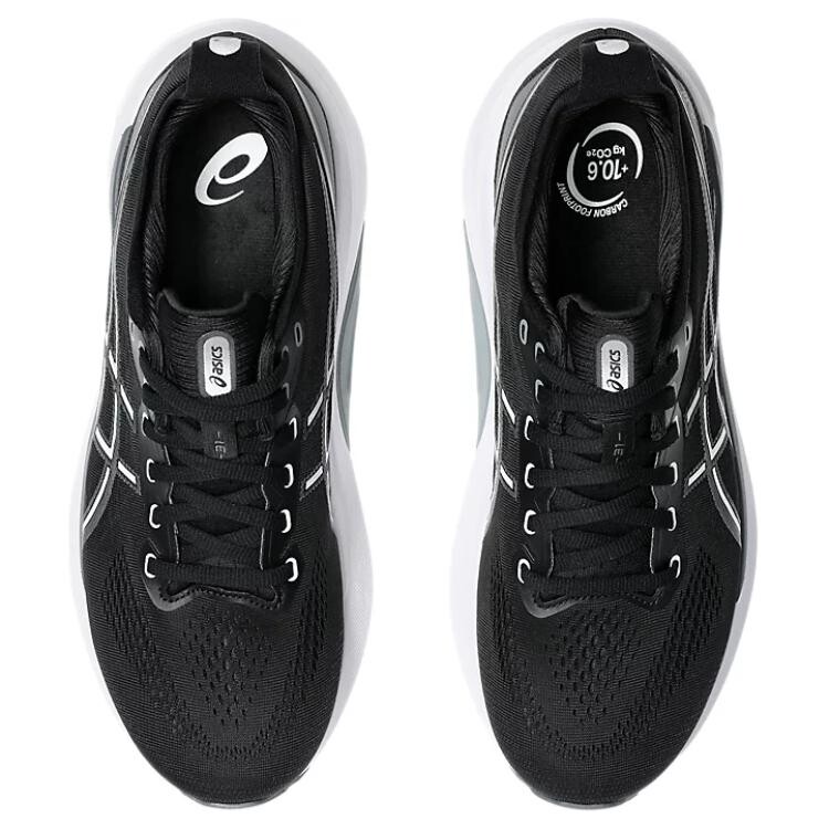 Кроссовки мужские Gel-Kayano 31 с низким верхом, черные/белые Asics — фото 3