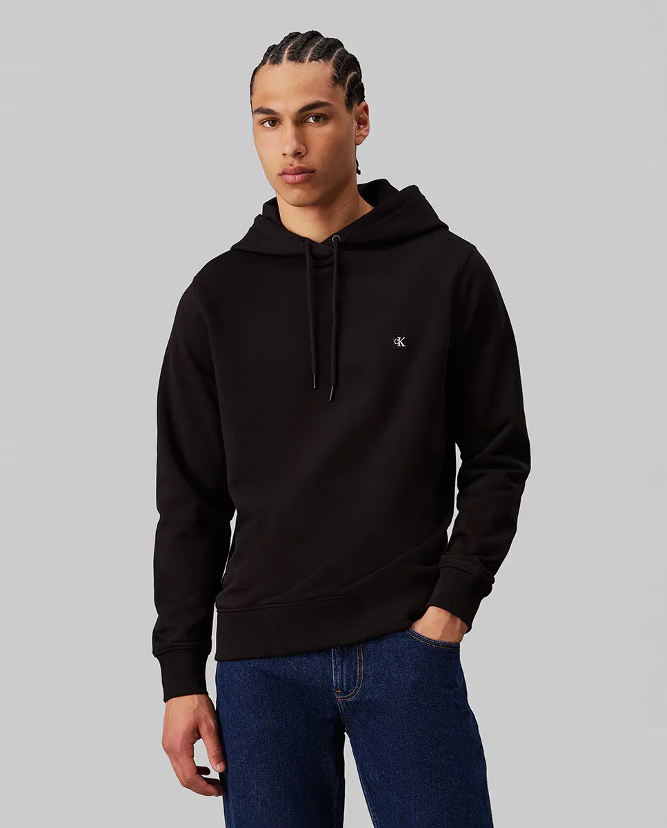 

Мужская толстовка с регулируемым капюшоном Calvin Klein Jeans, черный