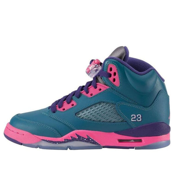 

Кроссовки 5 retro 'teal' Air Jordan, мультиколор