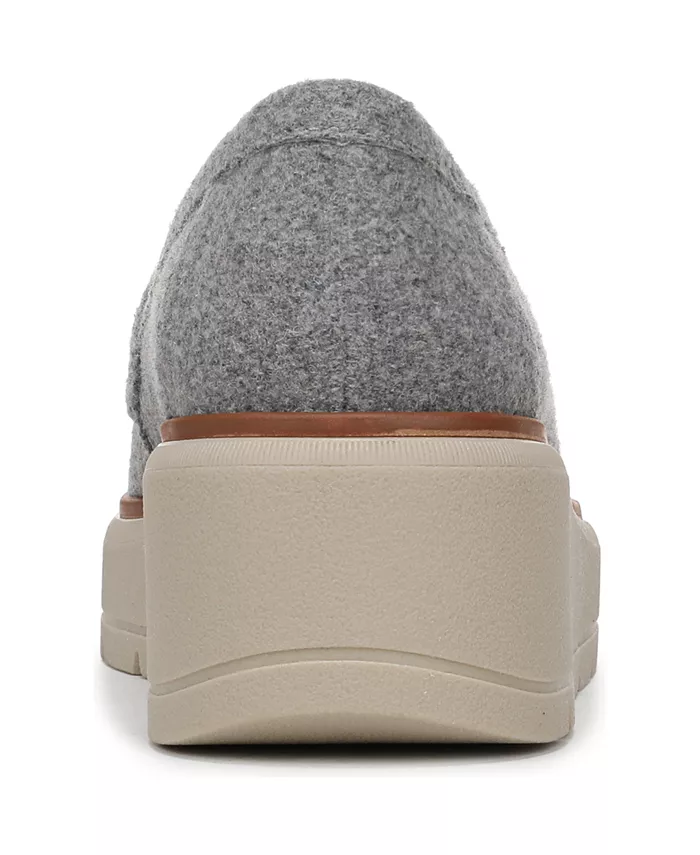 Женские лоферы Nice Day Max на платформе с массивной подошвой Dr. Scholl's, серый — фото 3