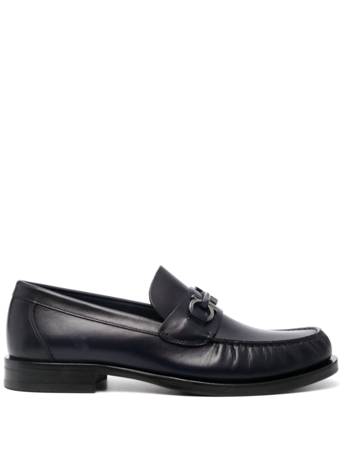 

Ferragamo мокасины с бляшкой Ганчини, синий