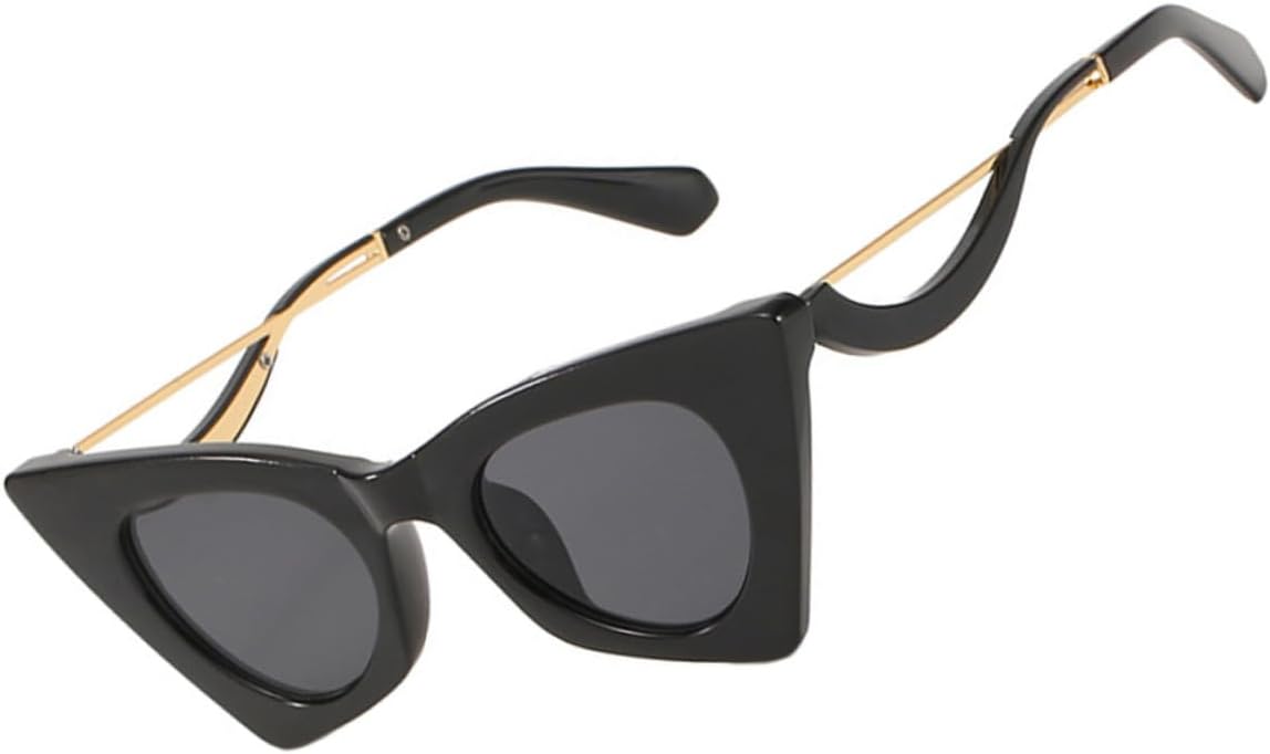 

Солнцезащитные очки BESPORTBLE «Кошачий глаз» черного цвета, 1 шт., для мужчин и женщин, модные очки с защитой от УФ-излучения, для активного отдыха на природе, пляжа, шопинга и вечеринок, Black