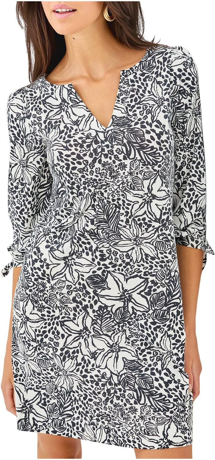 

Женское платье-футляр с рукавами 3/4 Lilly Pulitzer, Onyx Lots To Spot