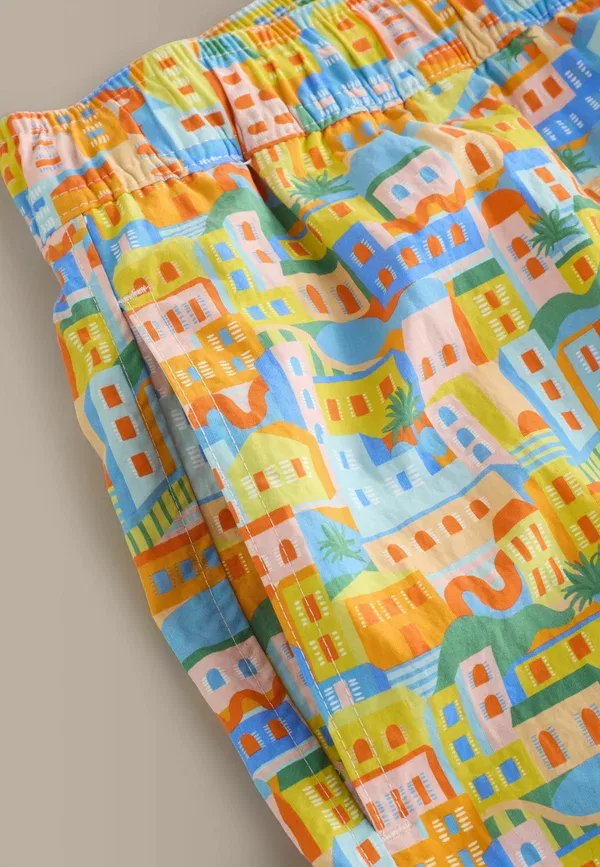 Плавки Regular fit, бренд Next, модель signature liberty print swim shorts, цвет мультихаус — фото 4