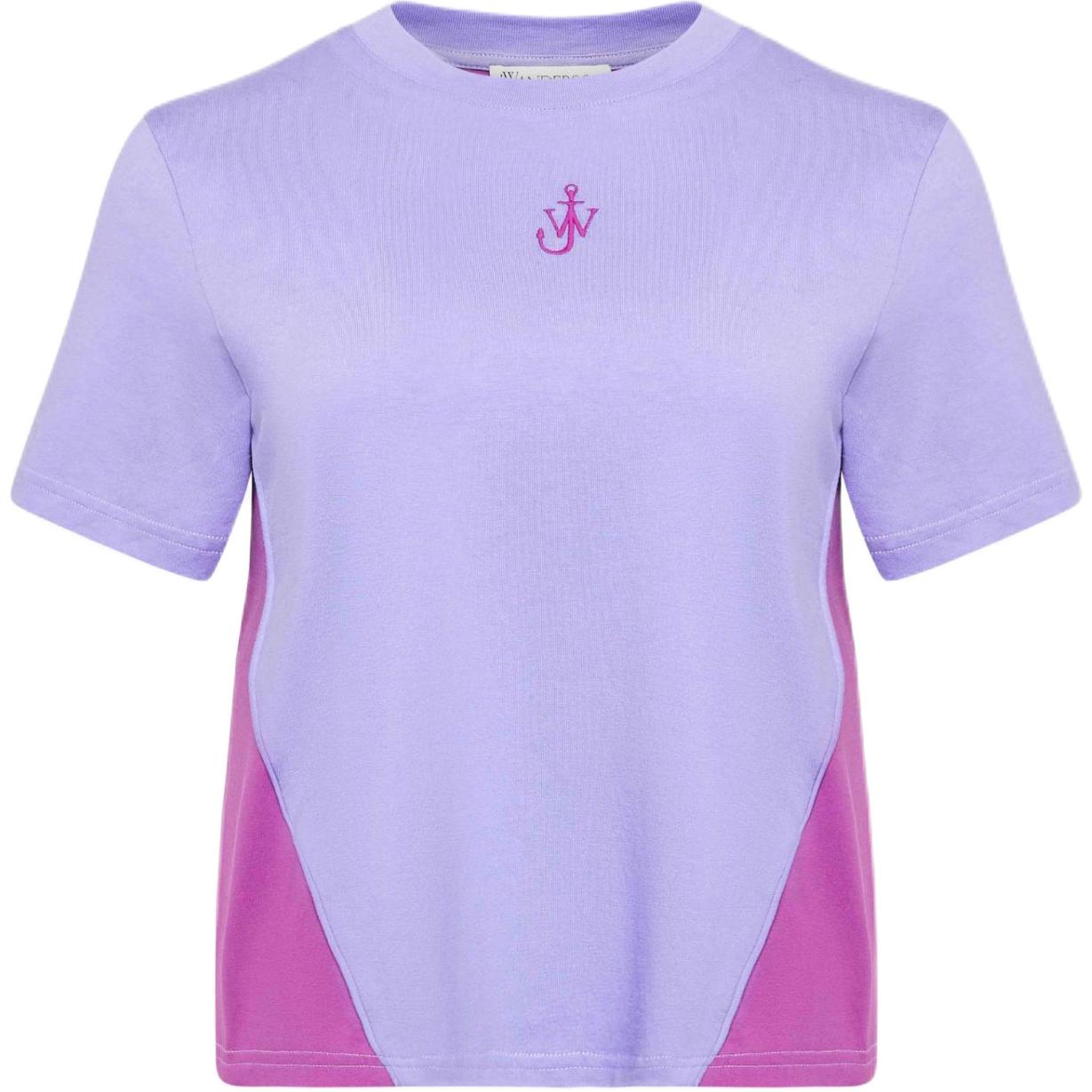 

Футболка с цветными блоками JW Anderson, лаванда