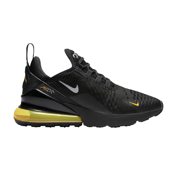 

Кроссовки Nike Air Max 270 GS 'Black University Gold', черный
