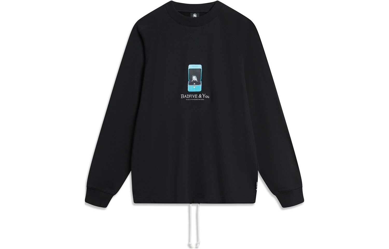 

Толстовка Badfive унисекс черная Lining, черный
