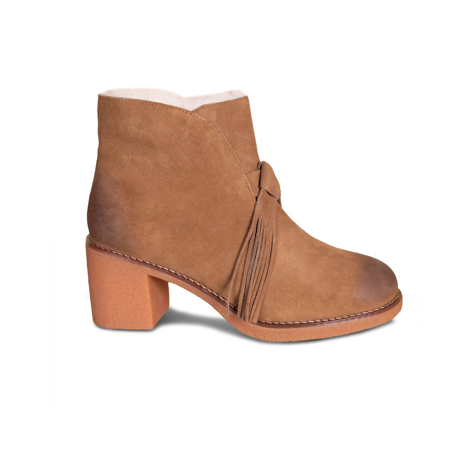Женские сапоги Madison из овчины каштанового цвета CLOUD NINE, цвет chestnut