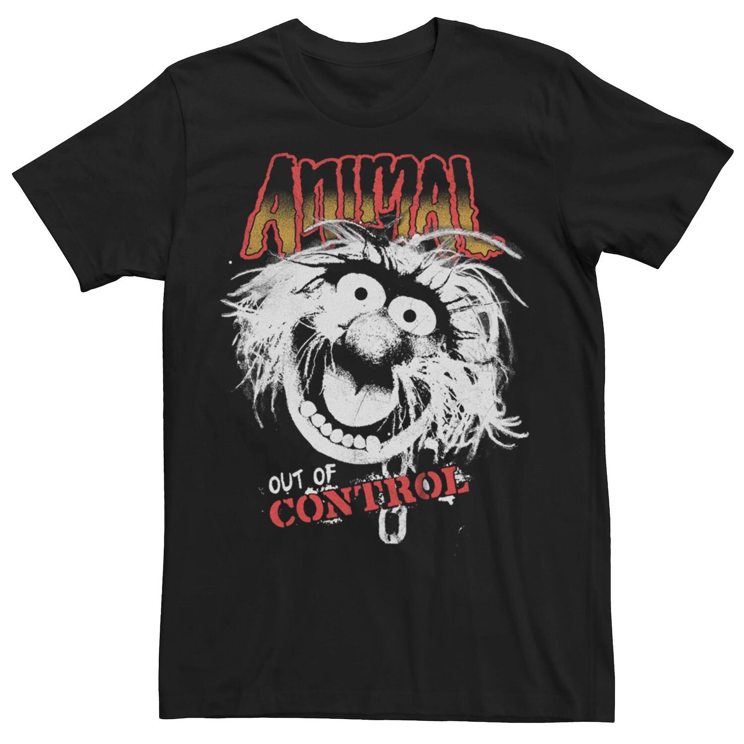 

Мужская футболка с графическим плакатом и плакатом Disney's The Muppets Animal