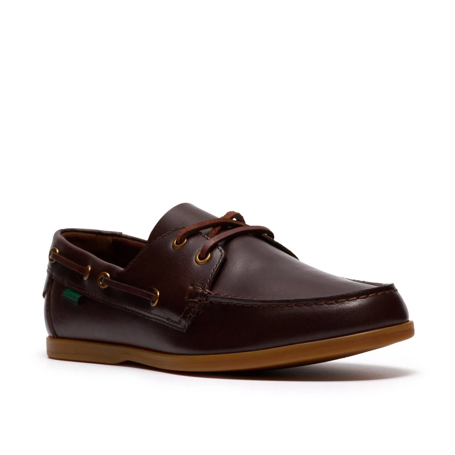 Кожаные лодочные туфли Clarks Charmouth Lace, коричневый — фото 4