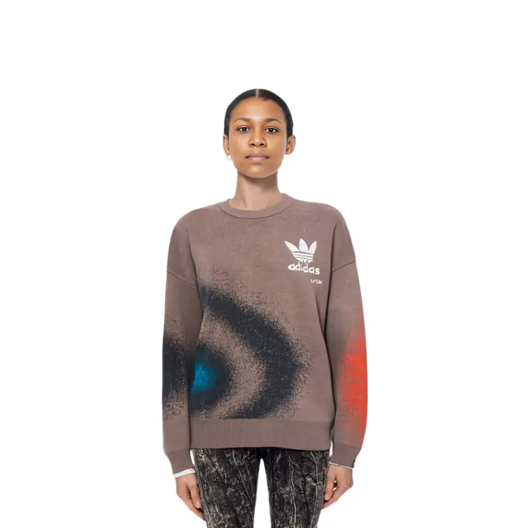 Свитер унисекс Adidas Originals, цвет Brown — фото 4