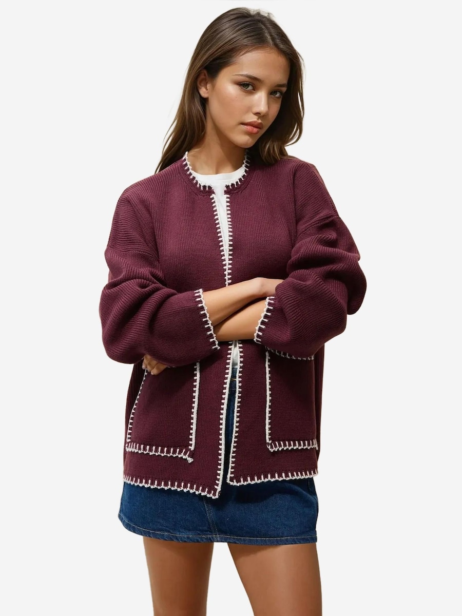 

Вязаный кардиган Hiccup, мокко