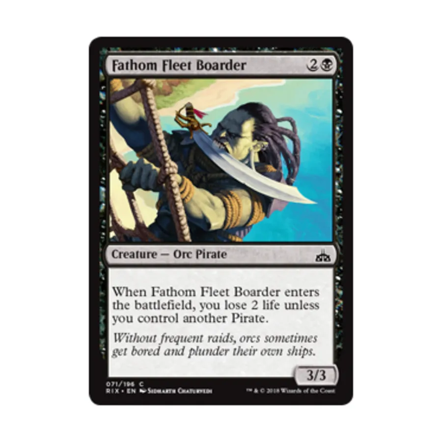 

CCG Абордаж флота Глубины (клавиша C), MTG - Rivals of Ixalan