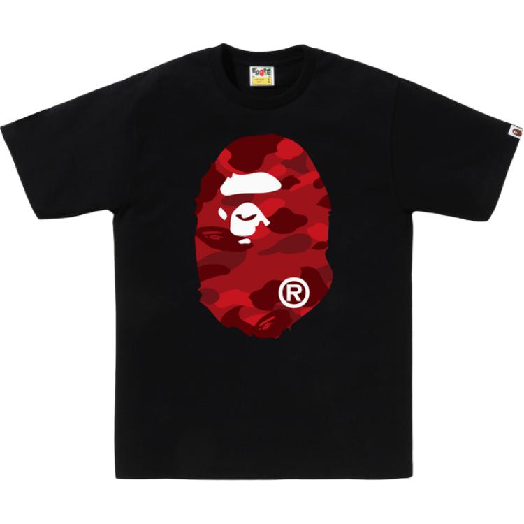 

Футболка с камуфляжным принтом A BATHING APE, черный