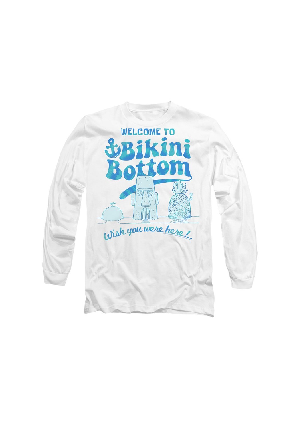 

Топ с длинными рукавами SPONGEBOB BIKINI BOTTOM WELCOME Cotton Soul, белый