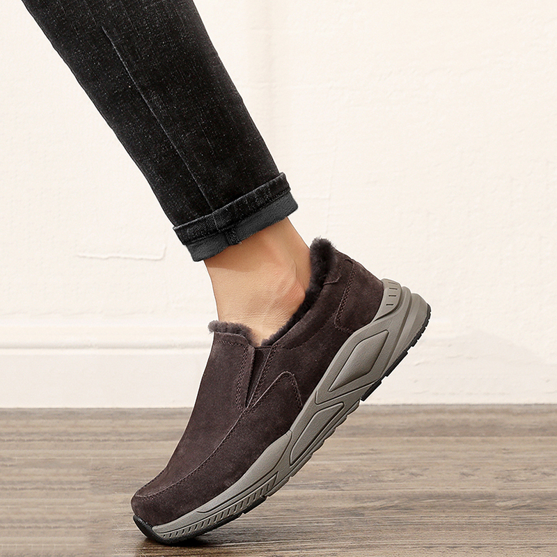 Devanro Мужские повседневные кроссовки Low top черно-коричневые, цвет Coffee — фото 3