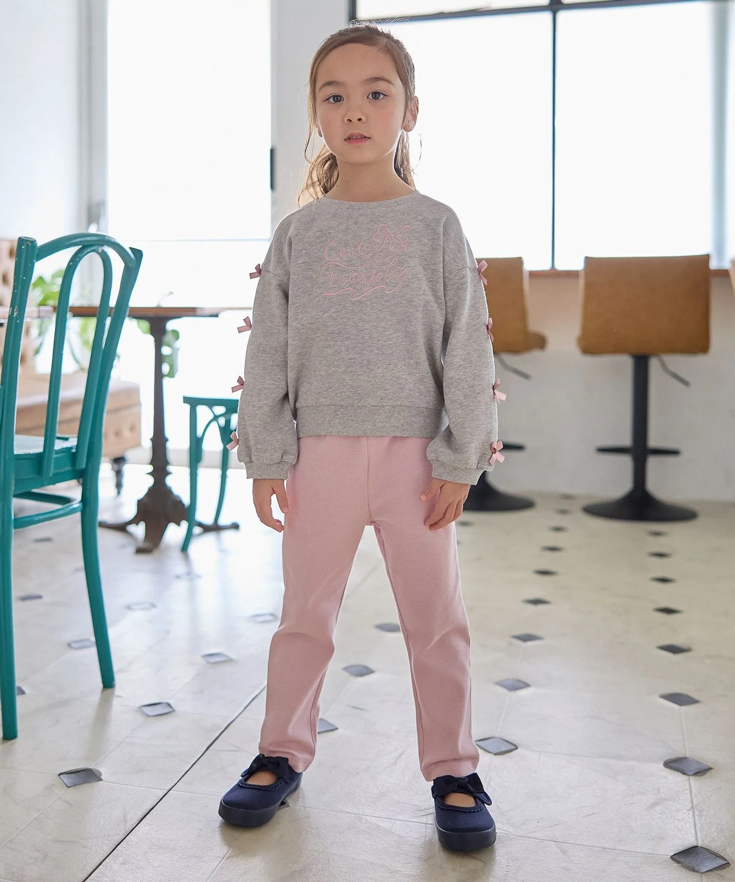 7 Дней в неделю: Кошачьи штаны ANY KIDS, Pink [012] — фото 2
