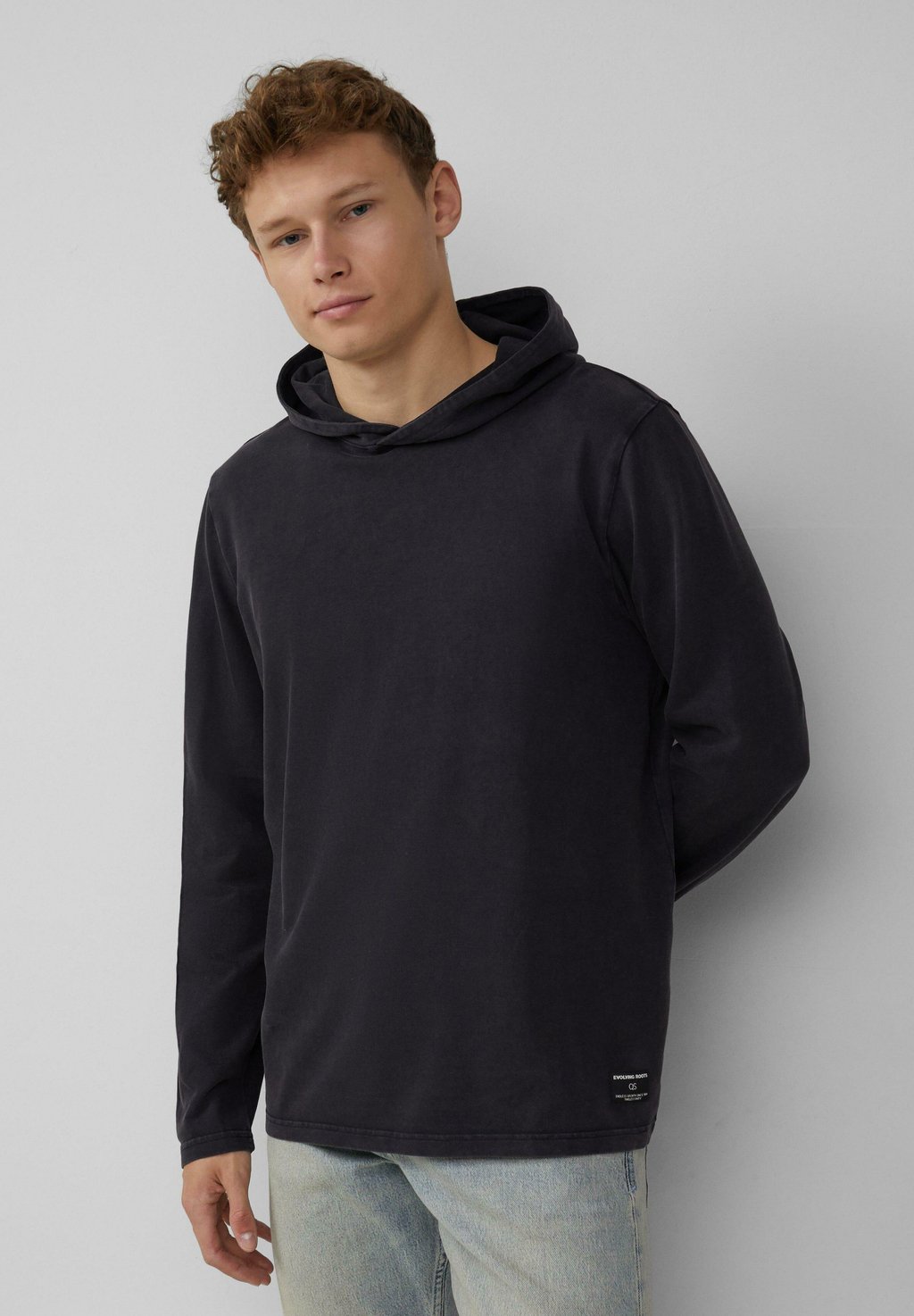 

Толстовка с капюшоном Long sleeved top QS, черный