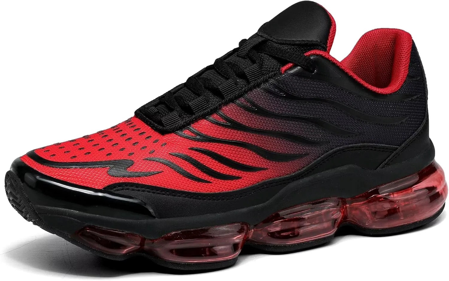 

Мужские кроссовки для бега с амортизацией, противоскользящие, для тренировок, повседневной носки, баскетбольные кроссовки, модные теннисные спортивные кроссовки, фитнес и кросс-тренинг Srenket, красный