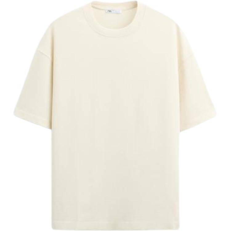 

Футболка мужская бежевая Zara, бежевый