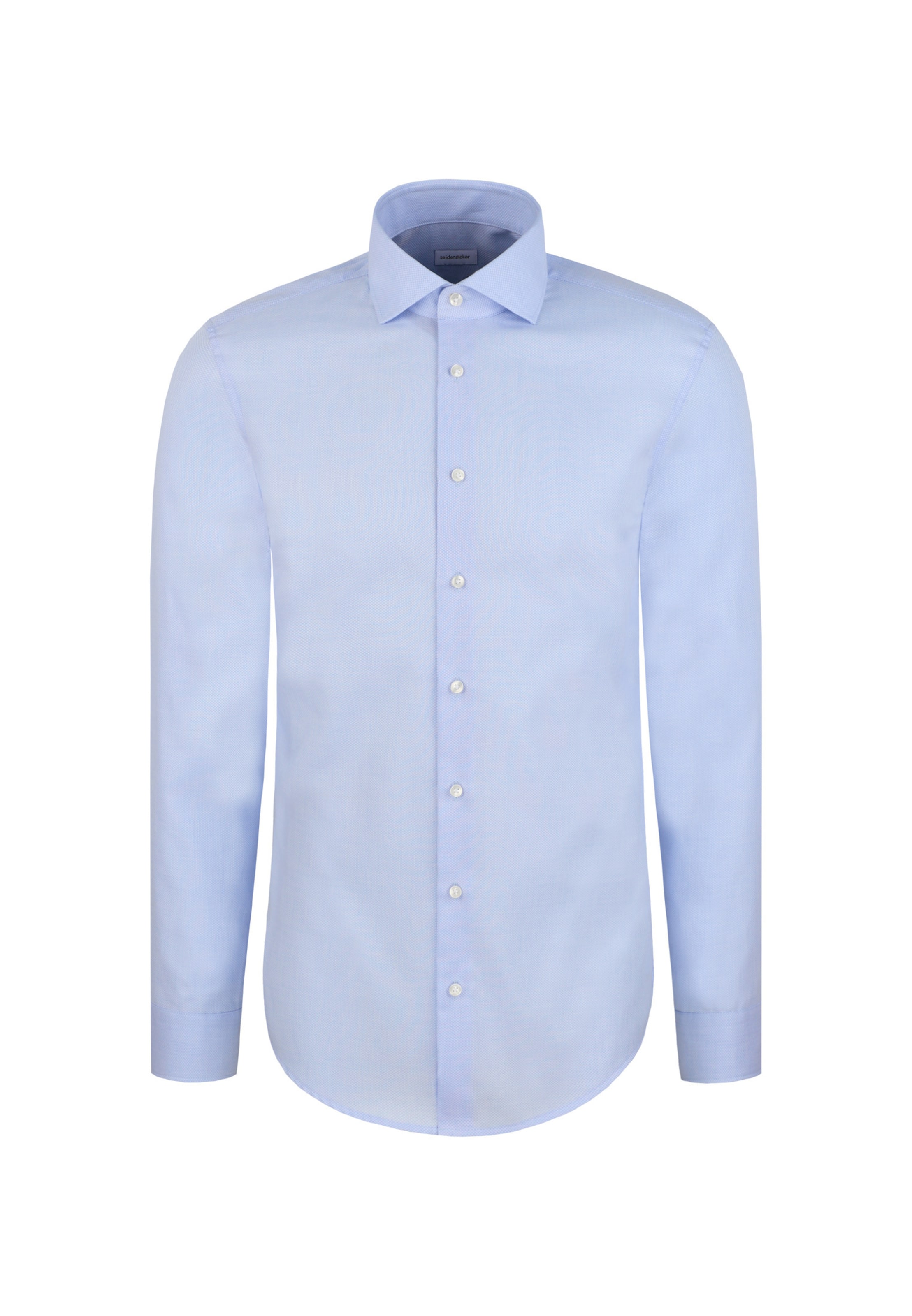 

SEIDENSTICKER Строгий Slim Fit Бизнес-Рубашка 'Schwarze Rose' в Светло-Голубом Цвете