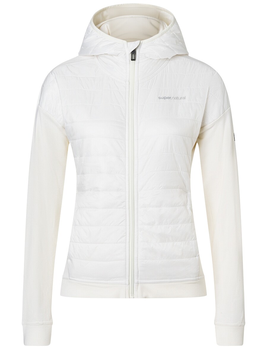 

Куртка софтшелл super.natural Merino Jacke mit Primaloft Bio und Softshell, белый
