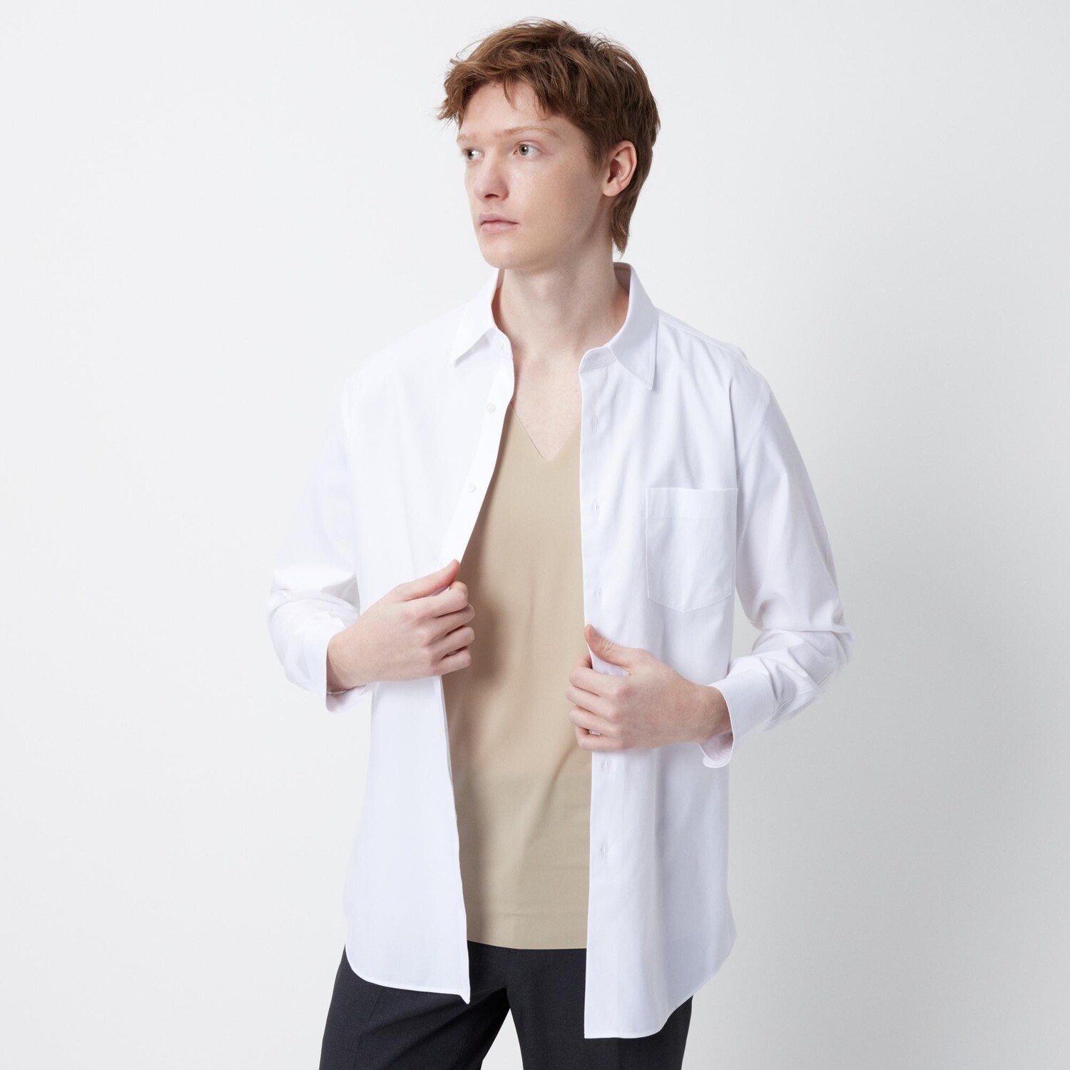 Футболка UNIQLO AIRism с V-образным вырезом — фото 2