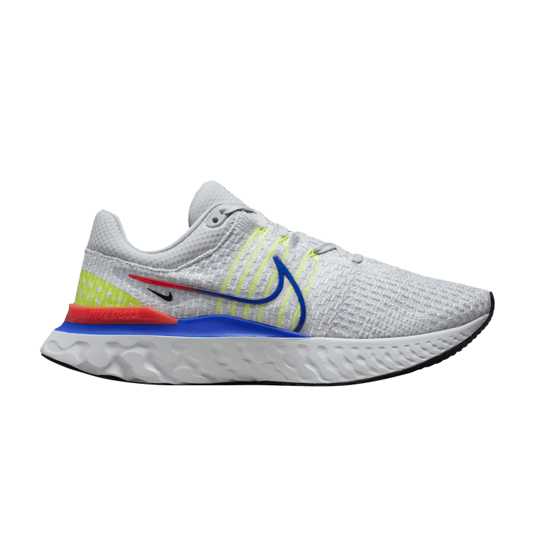 

Кроссовки Nike React Infinity Run Flyknit 3 'Platinum Racer Blue', серый