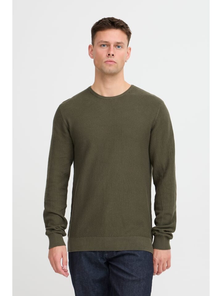 

Пуловер BLEND Strickpullover BHPullover 20718172, оливковый